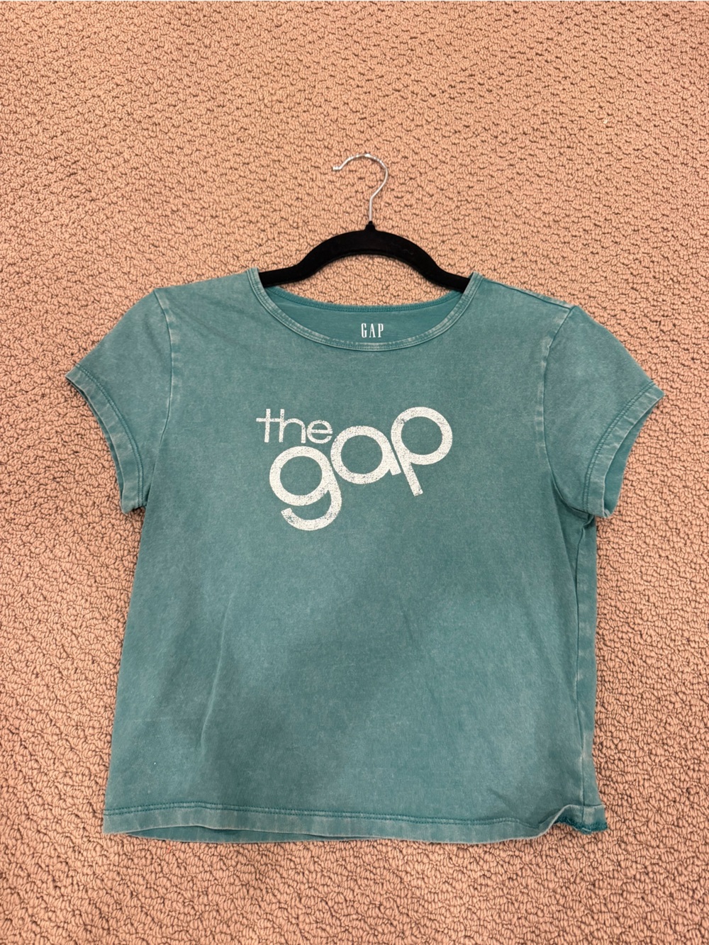 GAP Teal 'the gap' Logo Tee